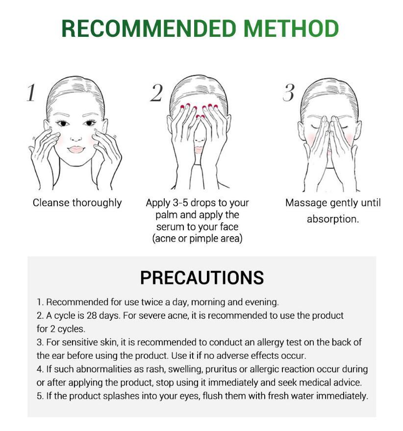 Acne Treatment Serum Facial Repair Oil Acne Treatment Serum Facial Repair Oil